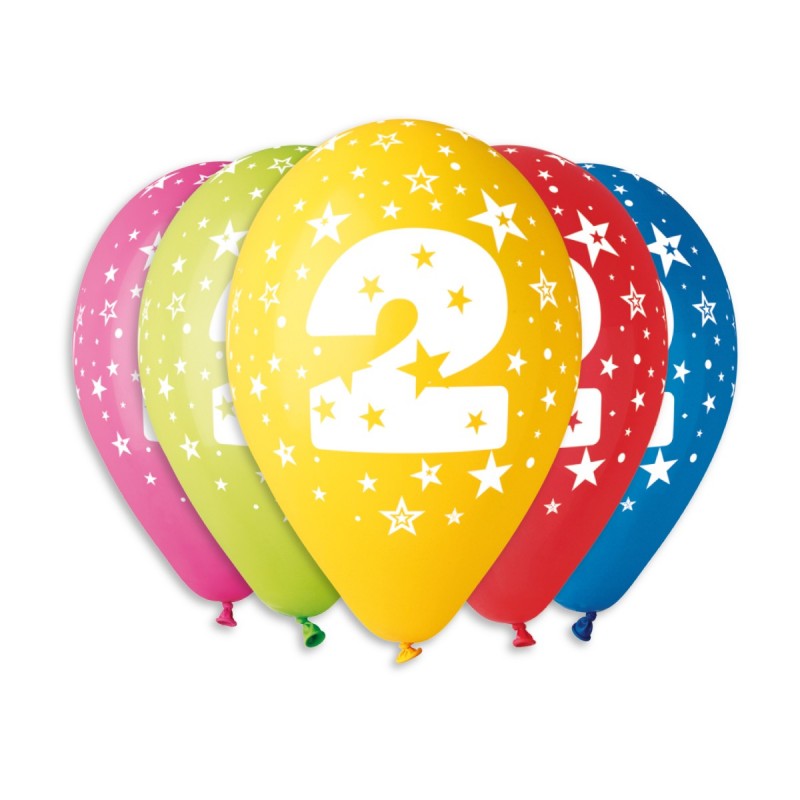 Számos gumi lufik 1-5