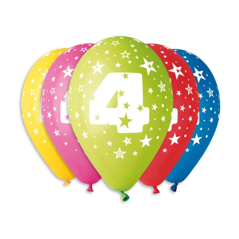 Számos gumi lufik 1-5