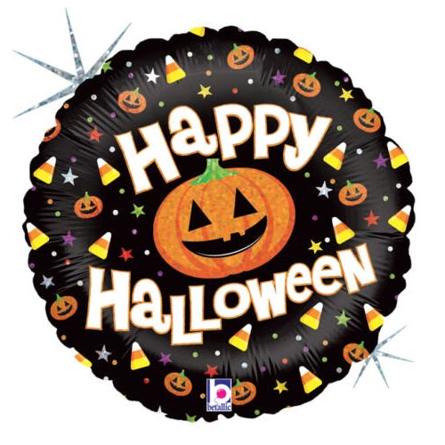 Happy Halloween fekete
