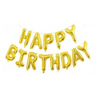 Happy Birthday felirat
