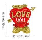 Love You álló szív