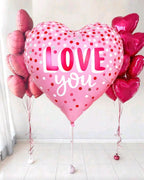 ÓRIÁS Love pink szív lufi