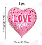 ÓRIÁS Love pink szív lufi