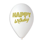 Happy Birthday fekete-fehér