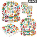 Happy Birthday Színes party csomag