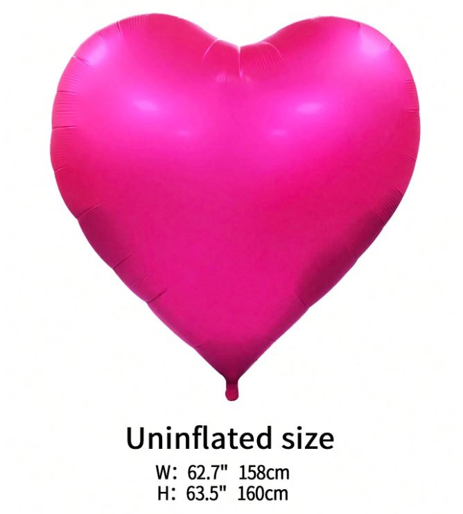 150cm-es ÓRIÁS magenta szív