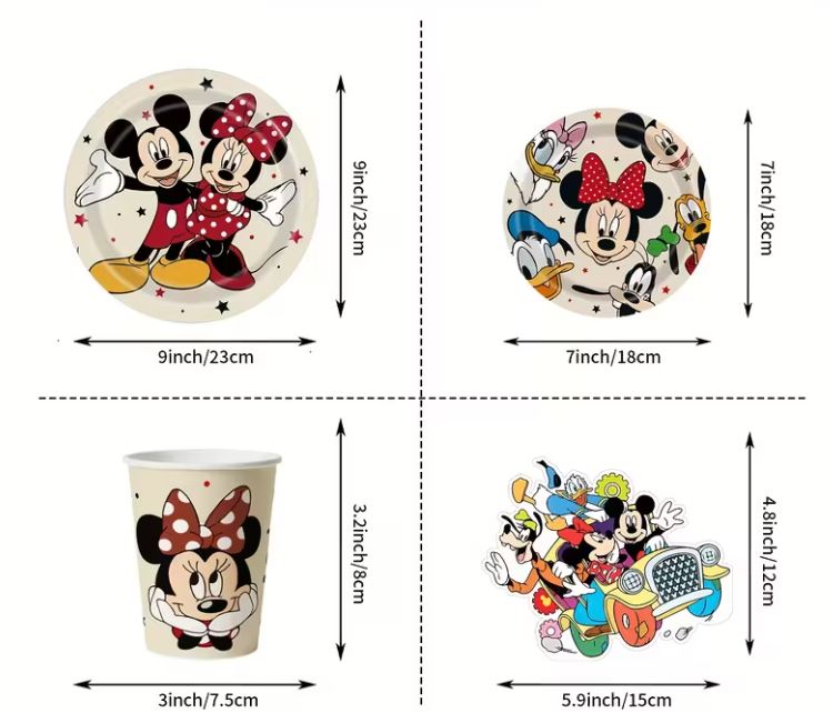 Mickey és Minnie party csomag